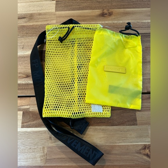 FREE PEOPLE MOVEMENT Mesh Sling Bag| NWOT| Color : yellow - Picture 8 of 9